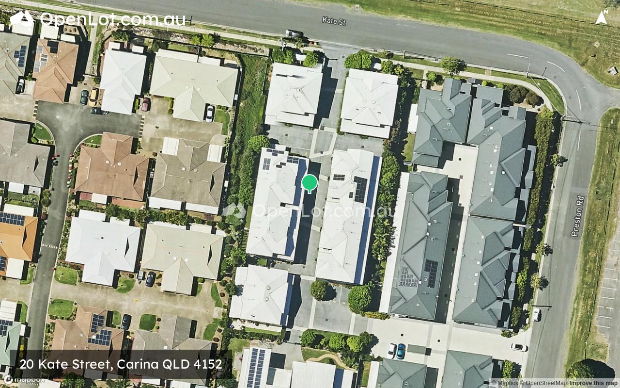 Satellite image for 20 Kate Street, Carina QLD 4152
