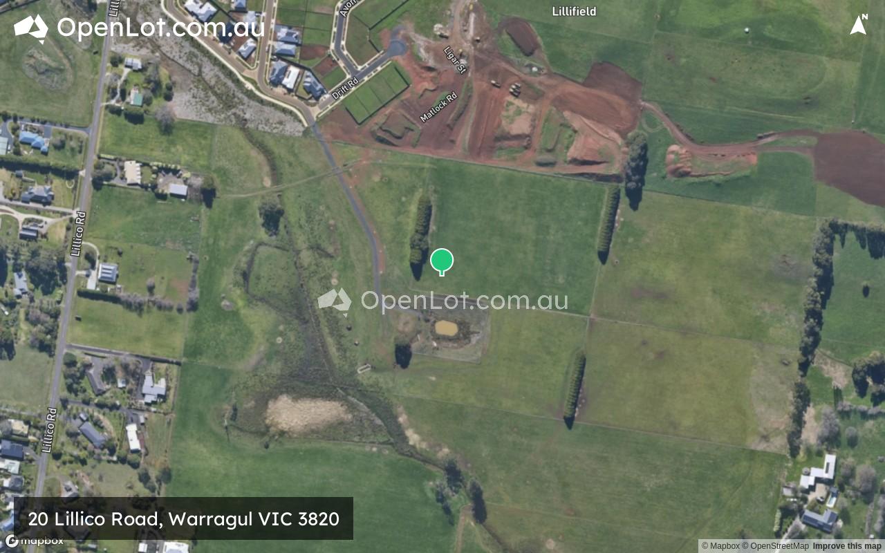 Satellite image for 20 Lillico Road, Warragul VIC 3820