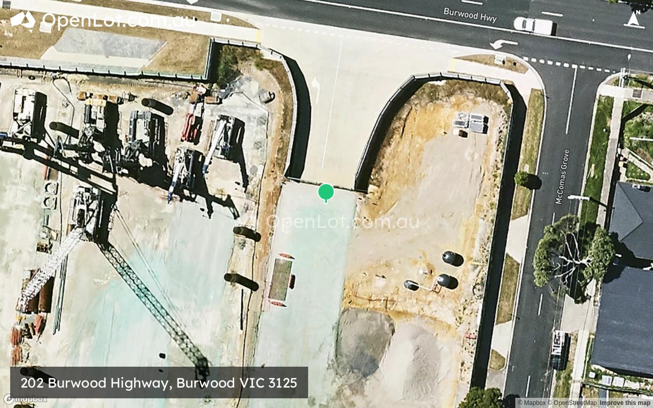 Satellite image for 202 Burwood Highway, Burwood VIC 3125