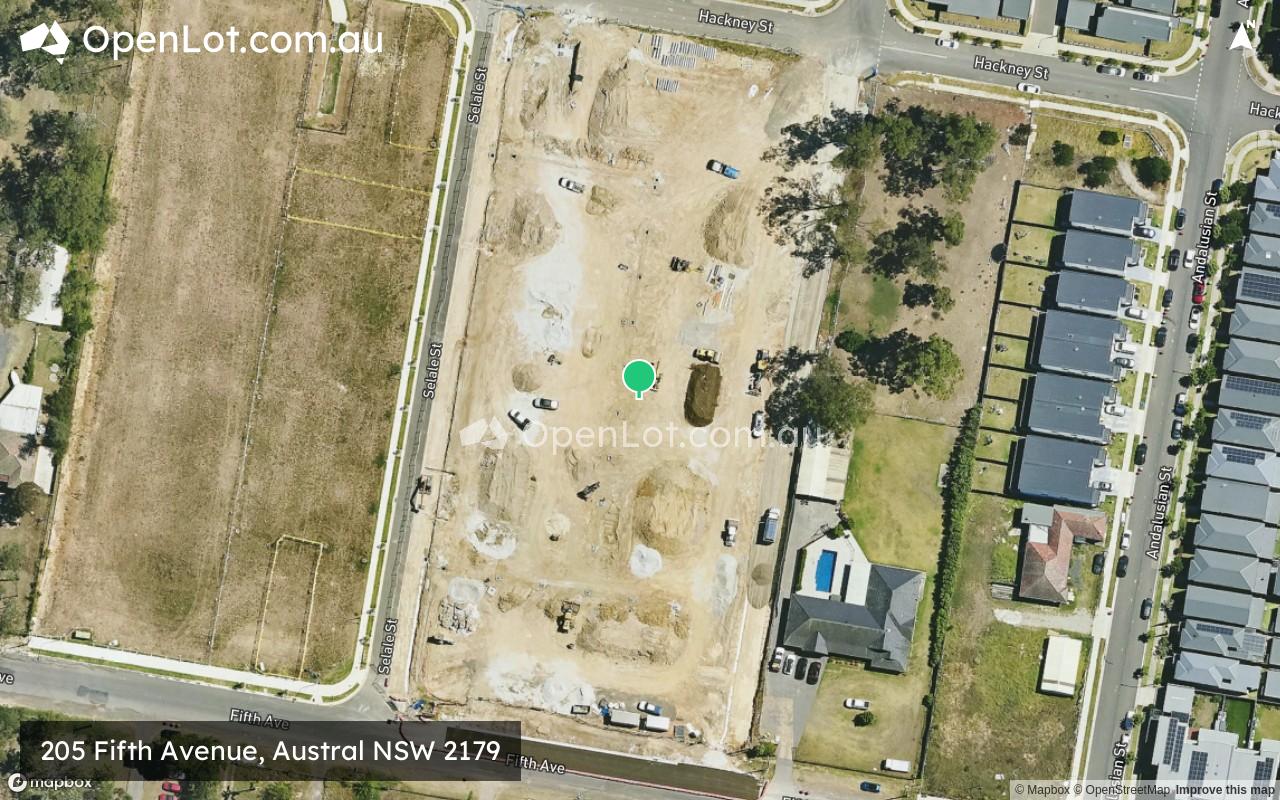Satellite image for 205 Fifth Avenue, Austral NSW 2179