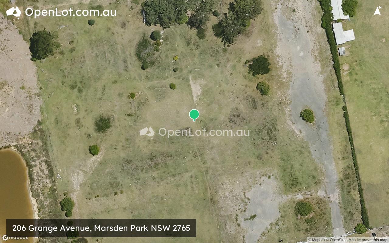 Satellite image for 206 Grange Avenue, Marsden Park NSW 2765