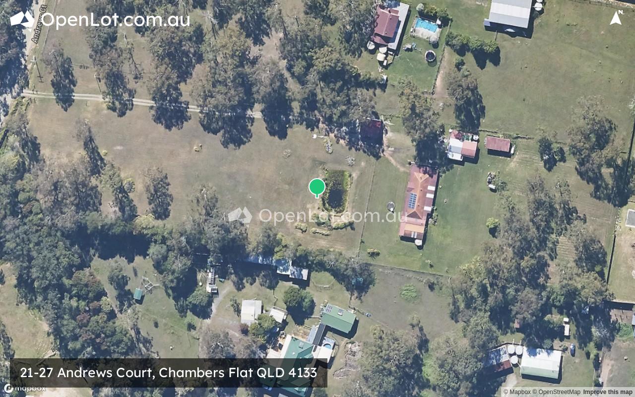 Satellite image for 21-27 Andrews Court, Chambers Flat QLD 4133