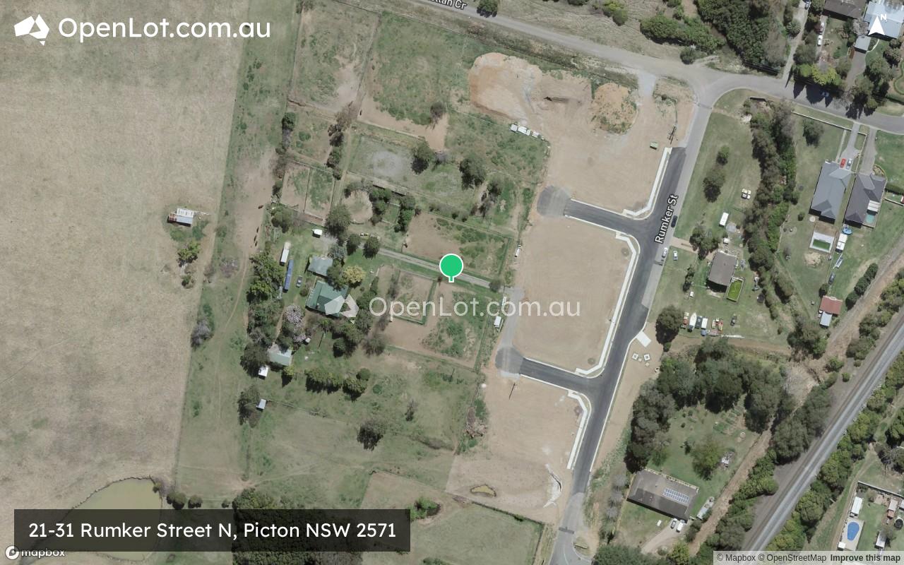 Satellite image for 21-31 Rumker Street N, Picton NSW 2571