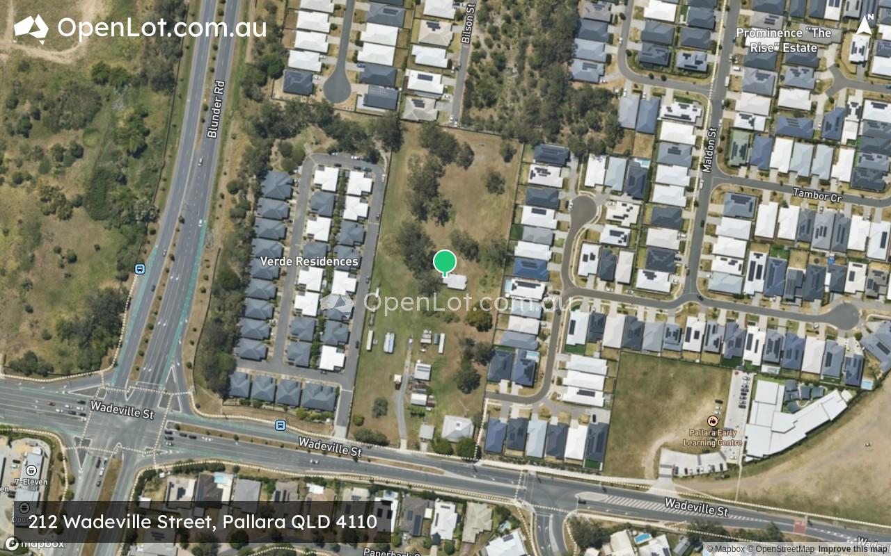 Satellite image for 212 Wadeville Street, Pallara QLD 4110