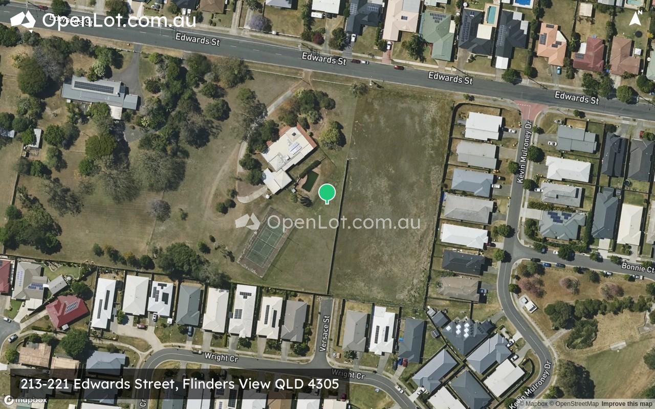 Satellite image for 213-221 Edwards Street, Flinders View QLD 4305