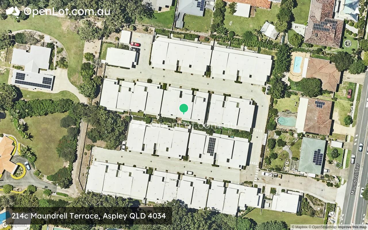 Satellite image for 214c Maundrell Terrace, Aspley QLD 4034