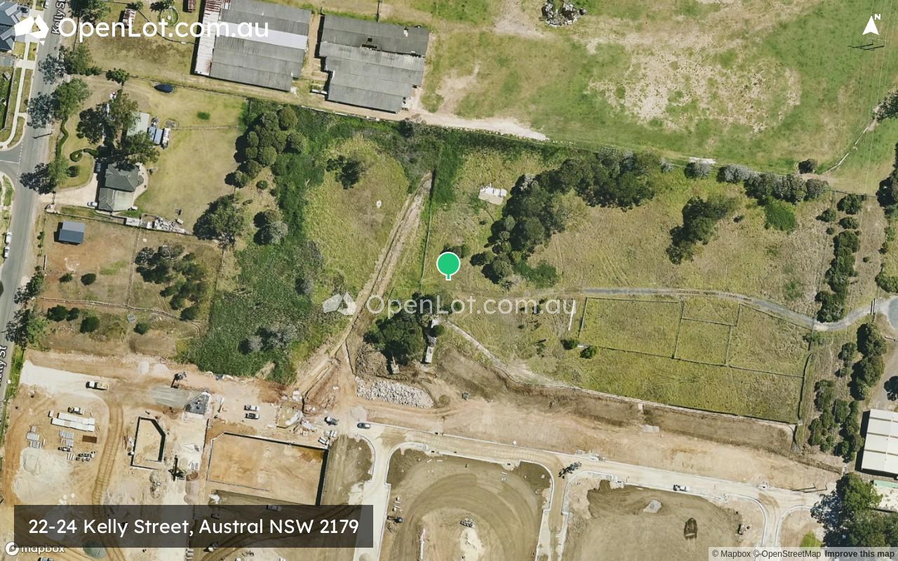 Satellite image for 22-24 Kelly Street, Austral NSW 2179