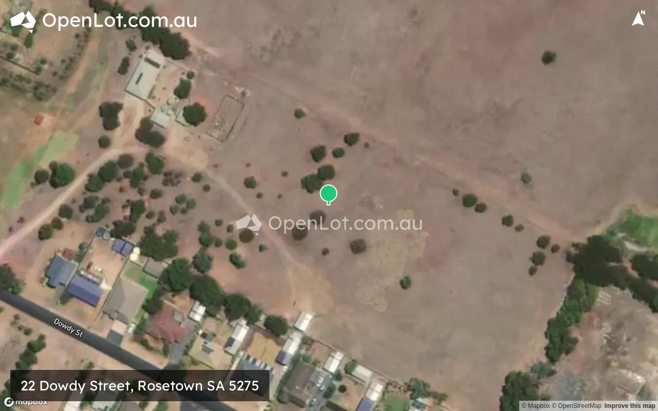 Satellite image for 22 Dowdy Street, Rosetown SA 5275