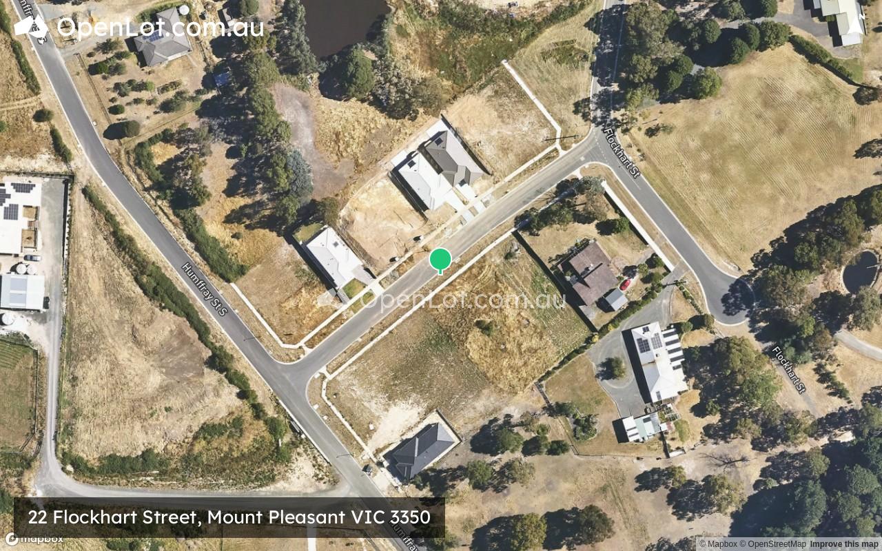 Satellite image for 22 Flockhart Street, Mount Pleasant VIC 3350
