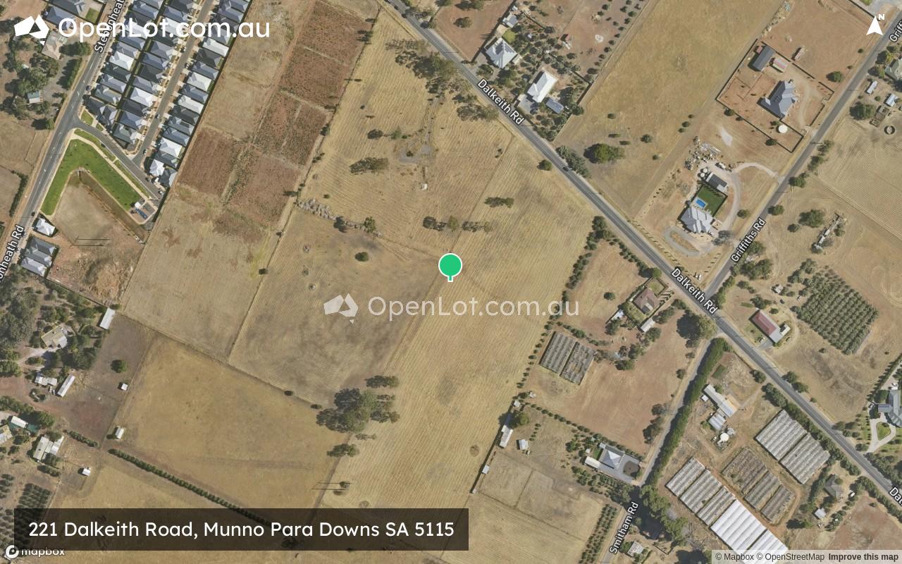 Satellite image for 221 Dalkeith Road, Munno Para Downs SA 5115