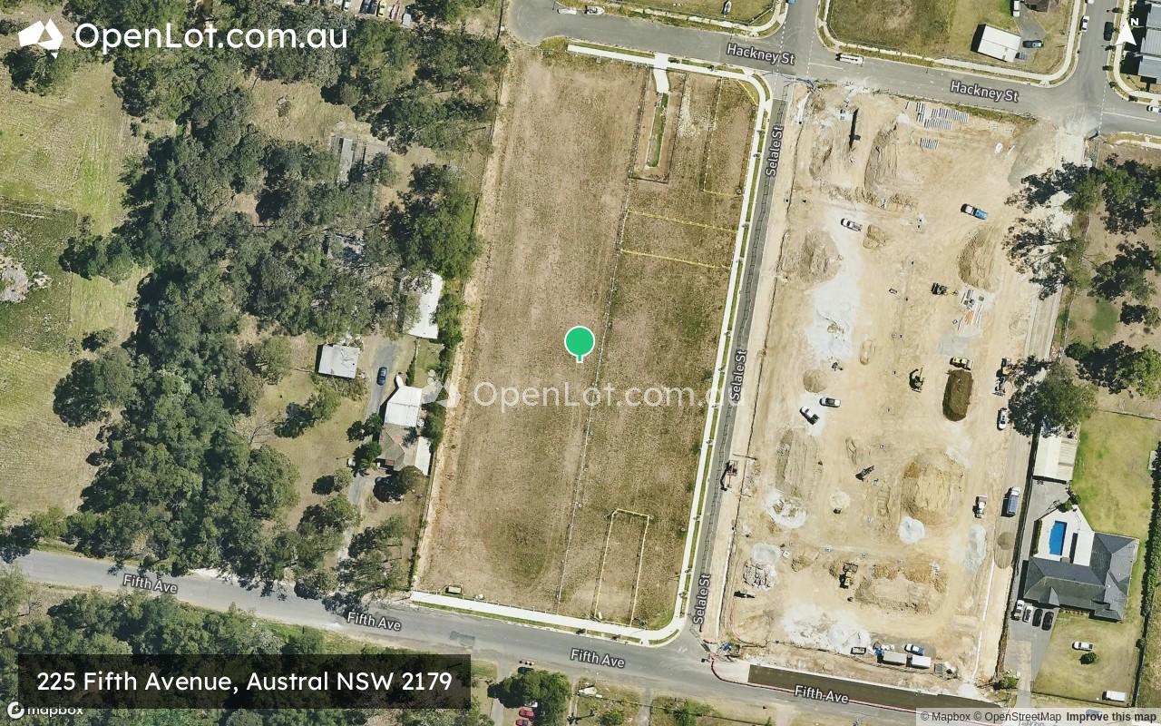 Satellite image for 225 Fifth Avenue, Austral NSW 2179