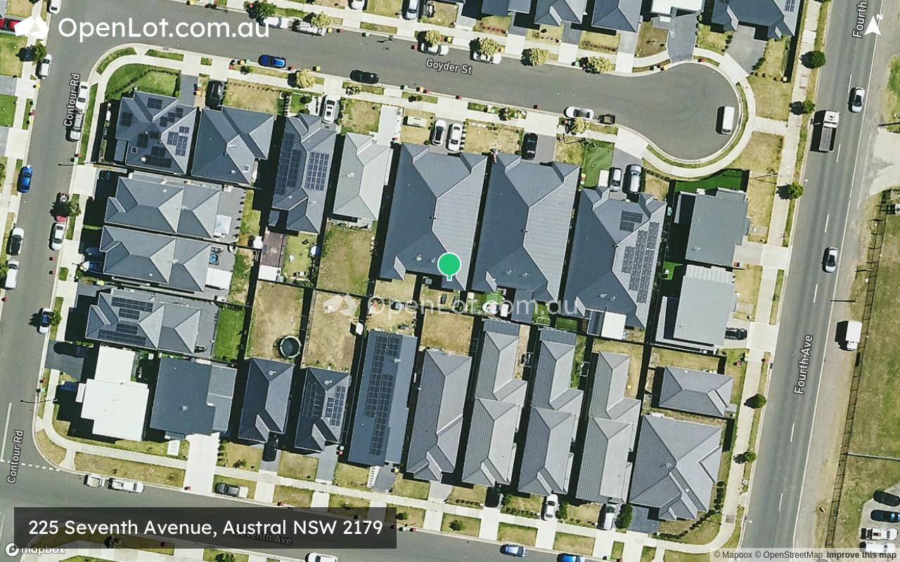 Satellite image for 225 Seventh Avenue, Austral NSW 2179