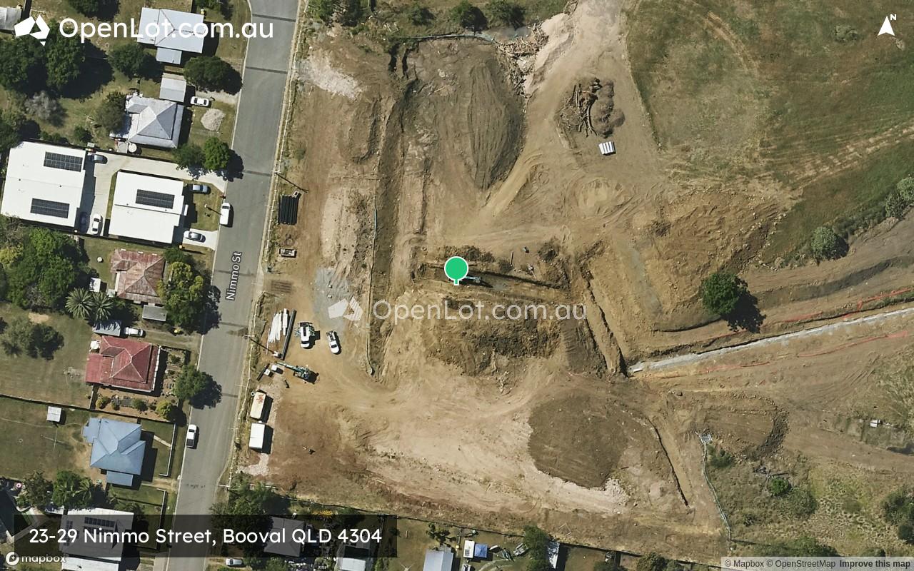 Satellite image for 23-29 Nimmo Street, Booval QLD 4304
