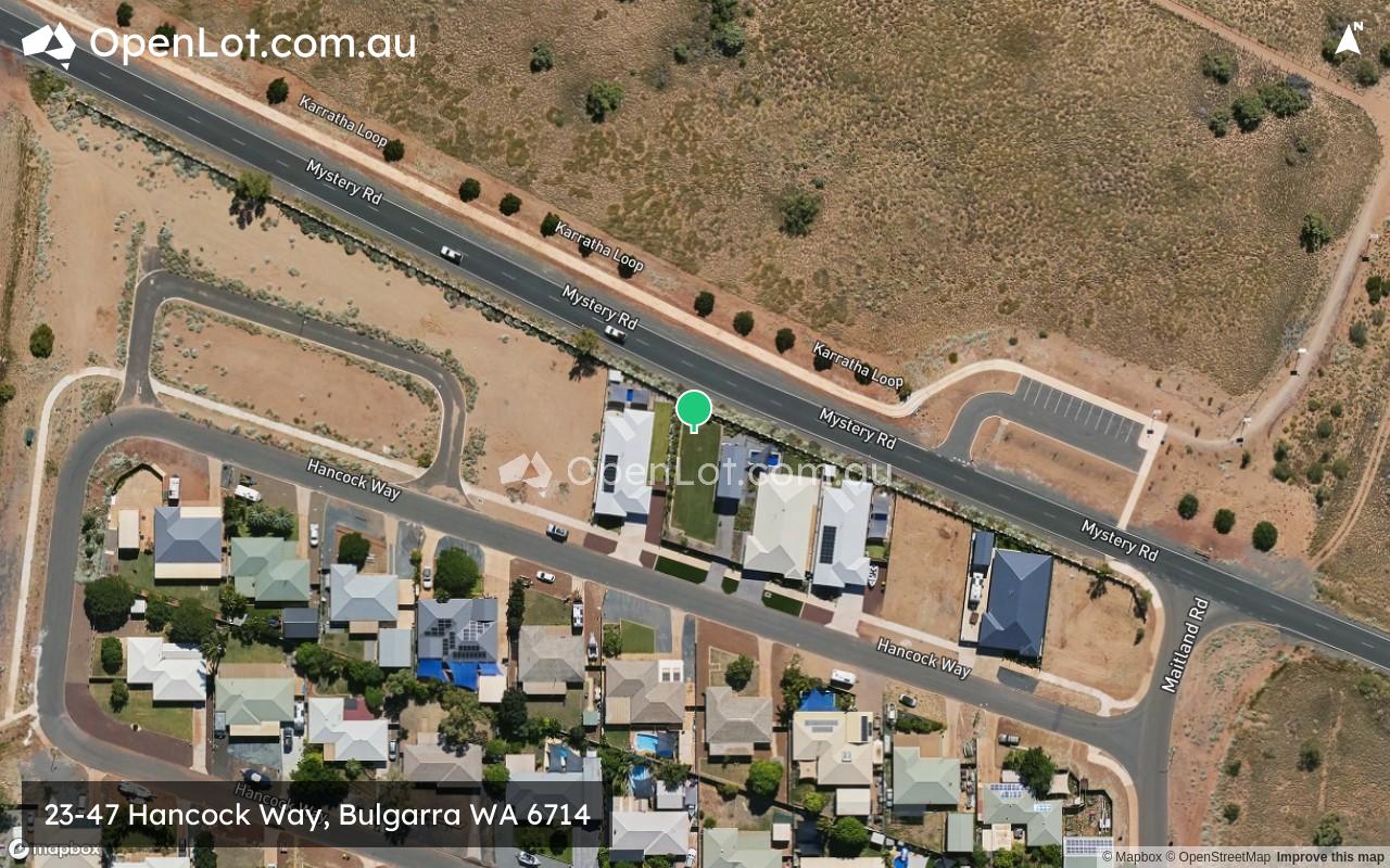 Satellite image for 23-47 Hancock Way, Bulgarra WA 6714