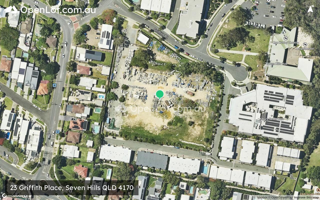 Satellite image for 23 Griffith Place, Seven Hills QLD 4170
