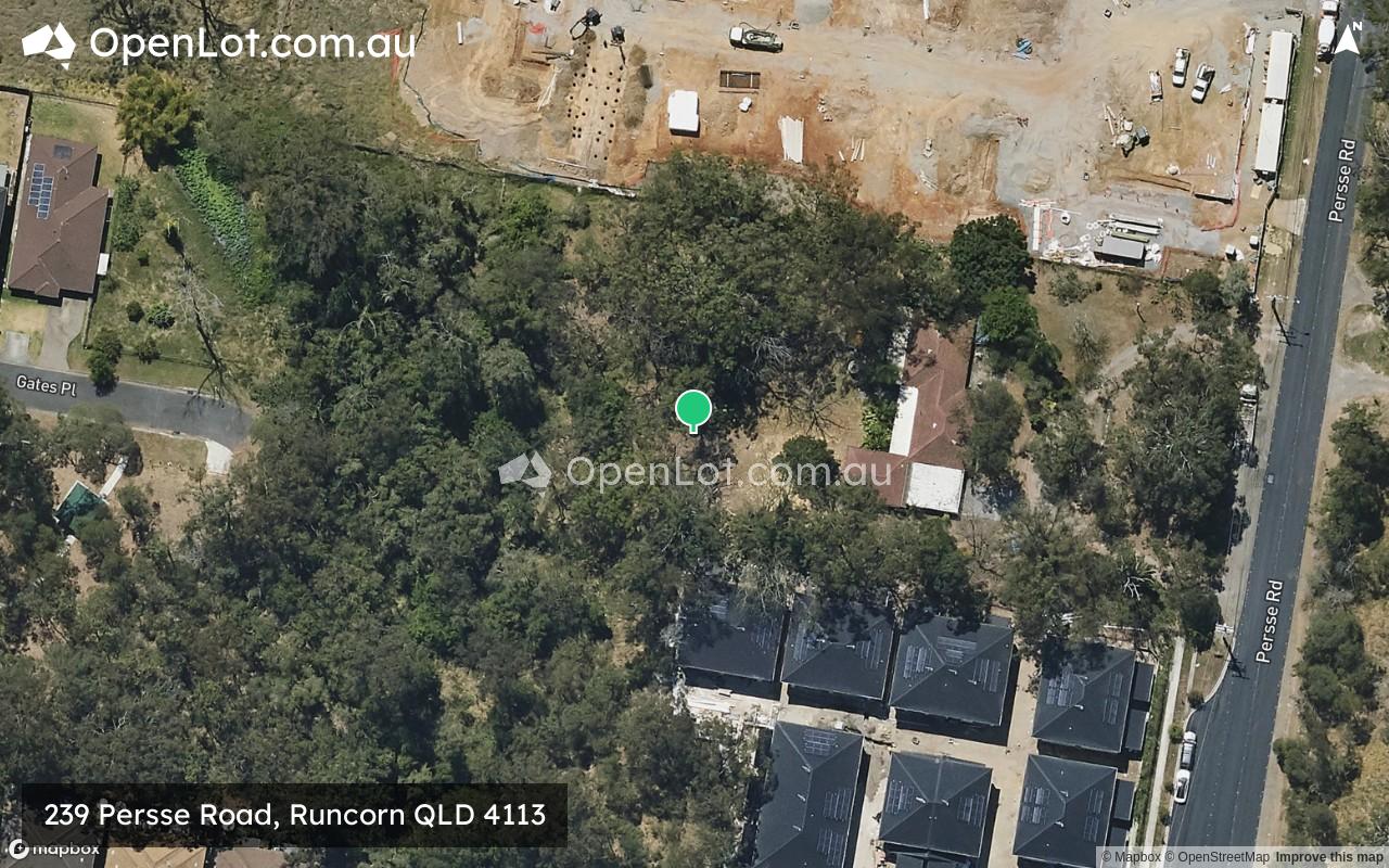 Satellite image for 239 Persse Road, Runcorn QLD 4113