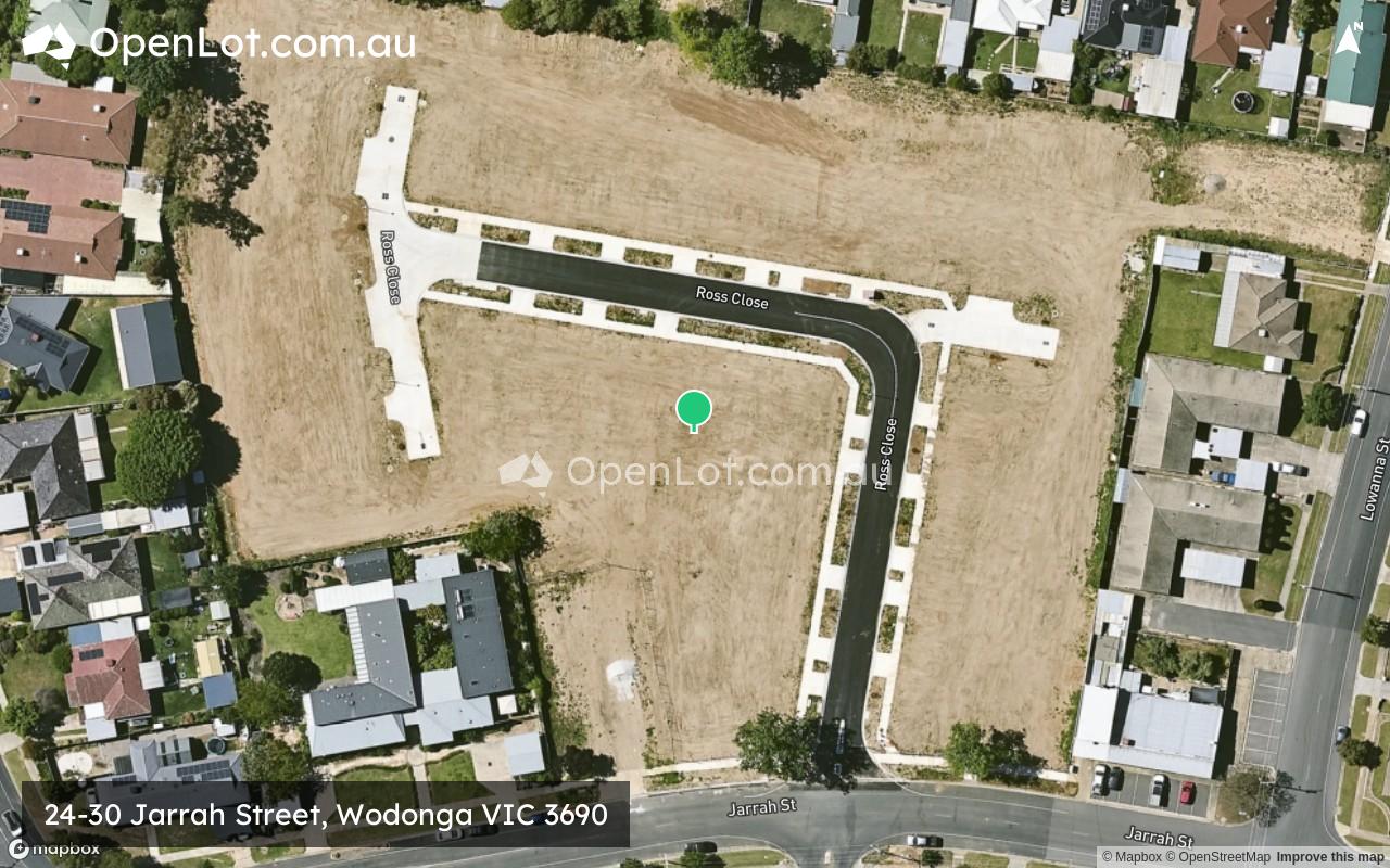 Satellite image for 24-30 Jarrah Street, Wodonga VIC 3690