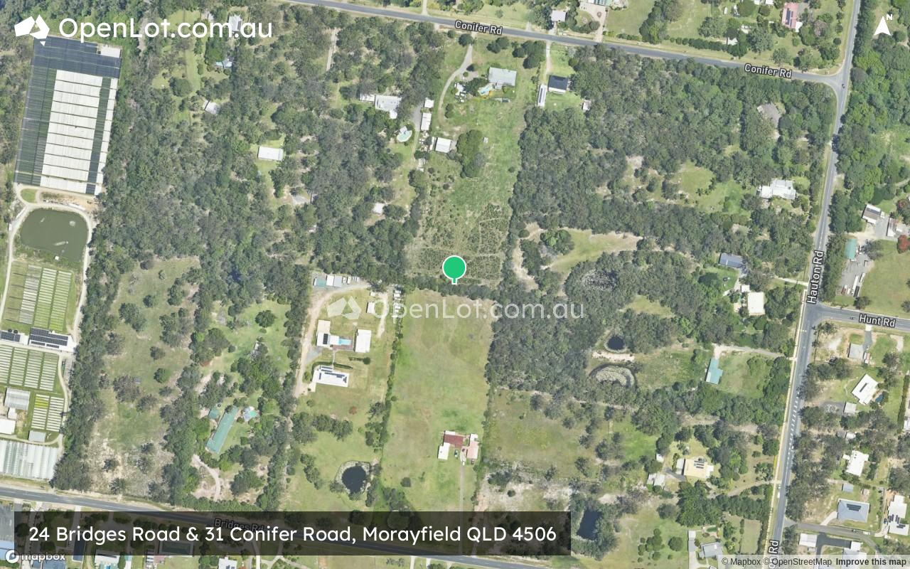 Satellite image for 24 Bridges Road & 31 Conifer Road, Morayfield QLD 4506