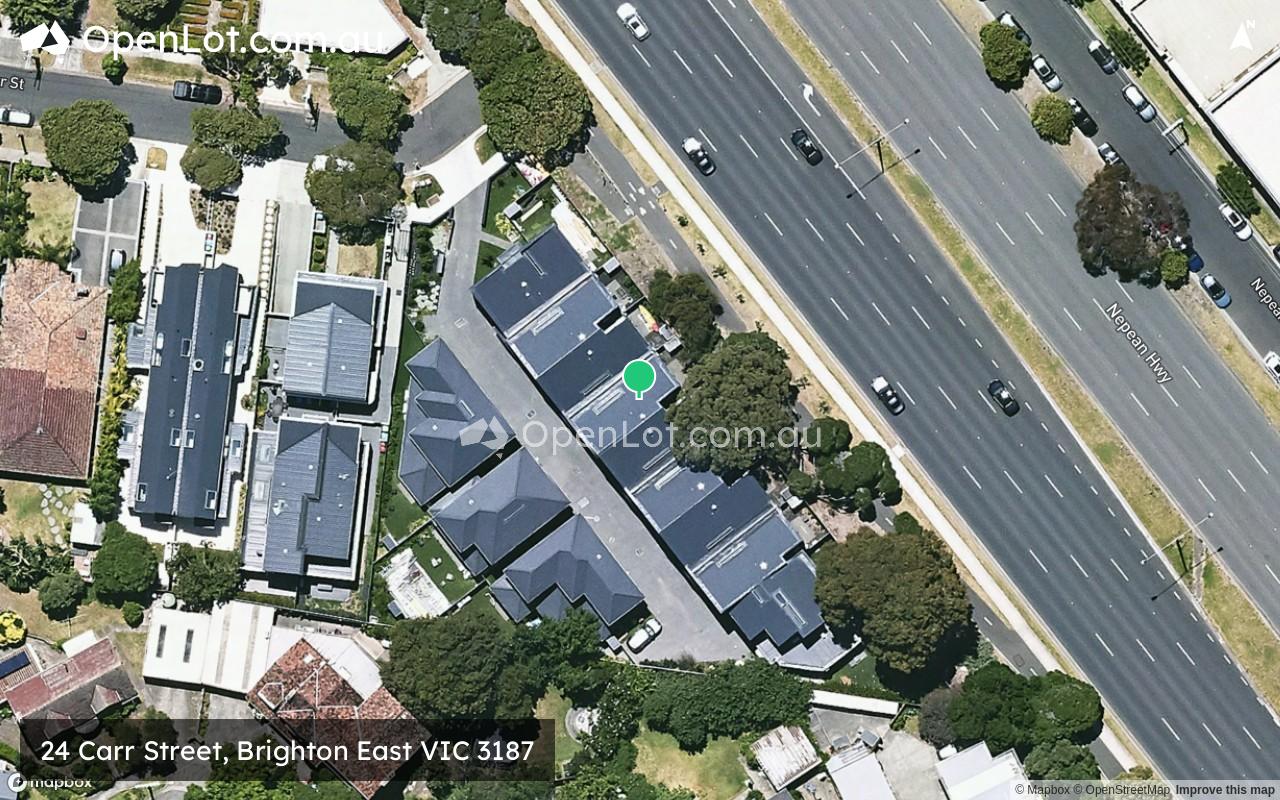 Satellite image for 24 Carr Street, Brighton East VIC 3187