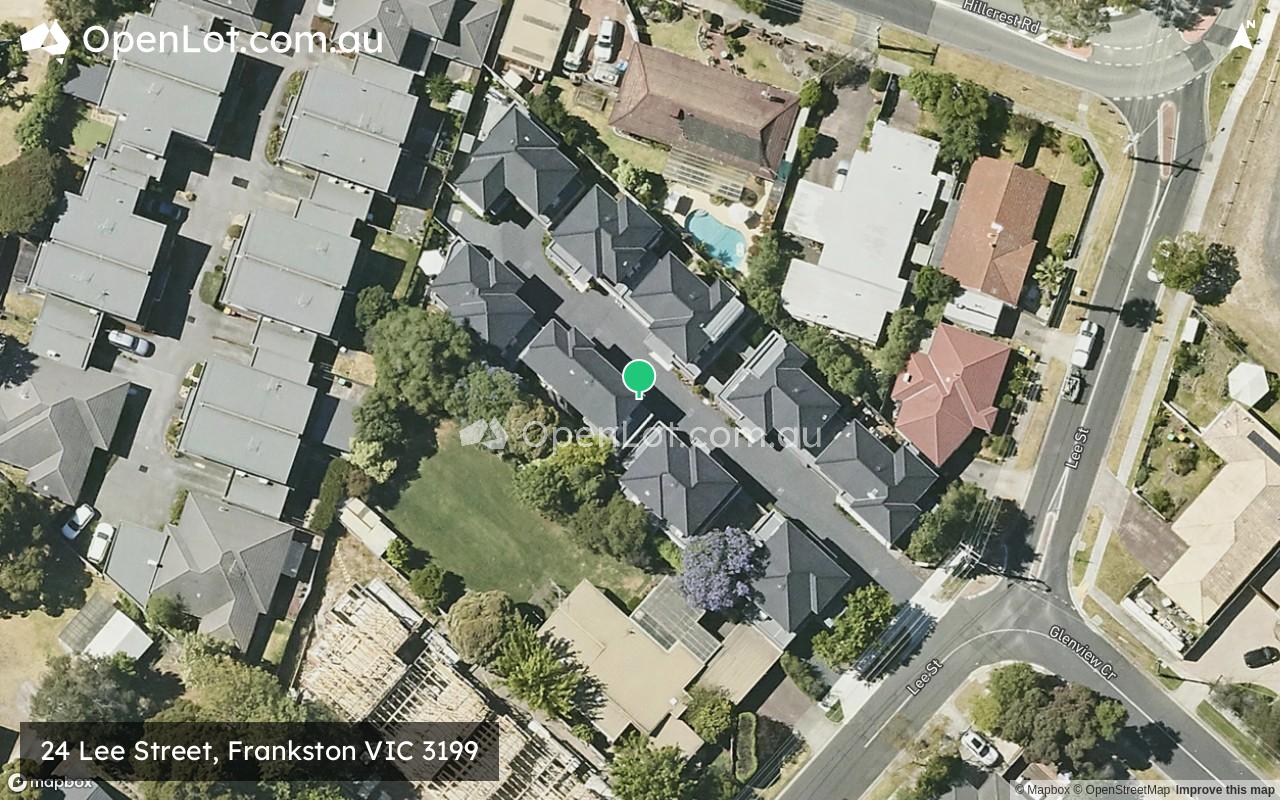 Satellite image for 24 Lee Street, Frankston VIC 3199