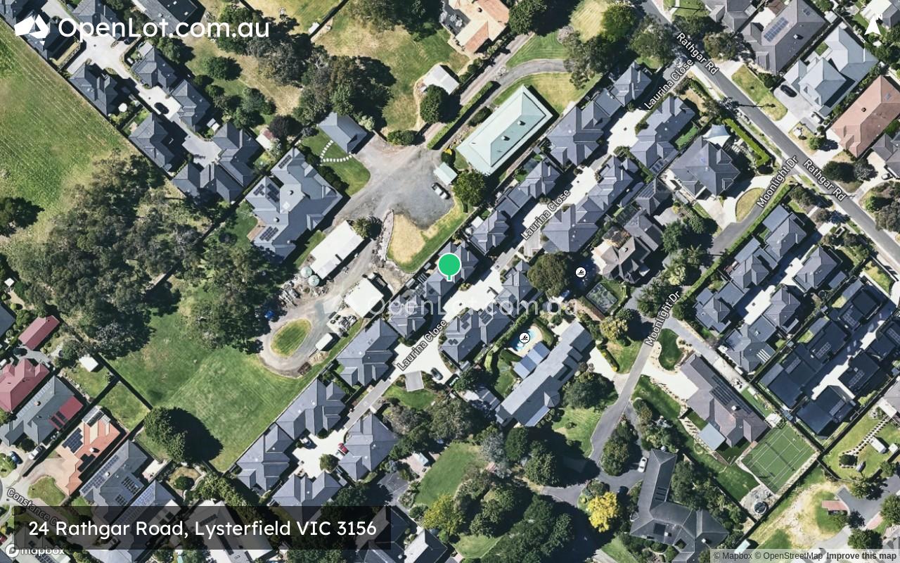 Satellite image for 24 Rathgar Road, Lysterfield VIC 3156