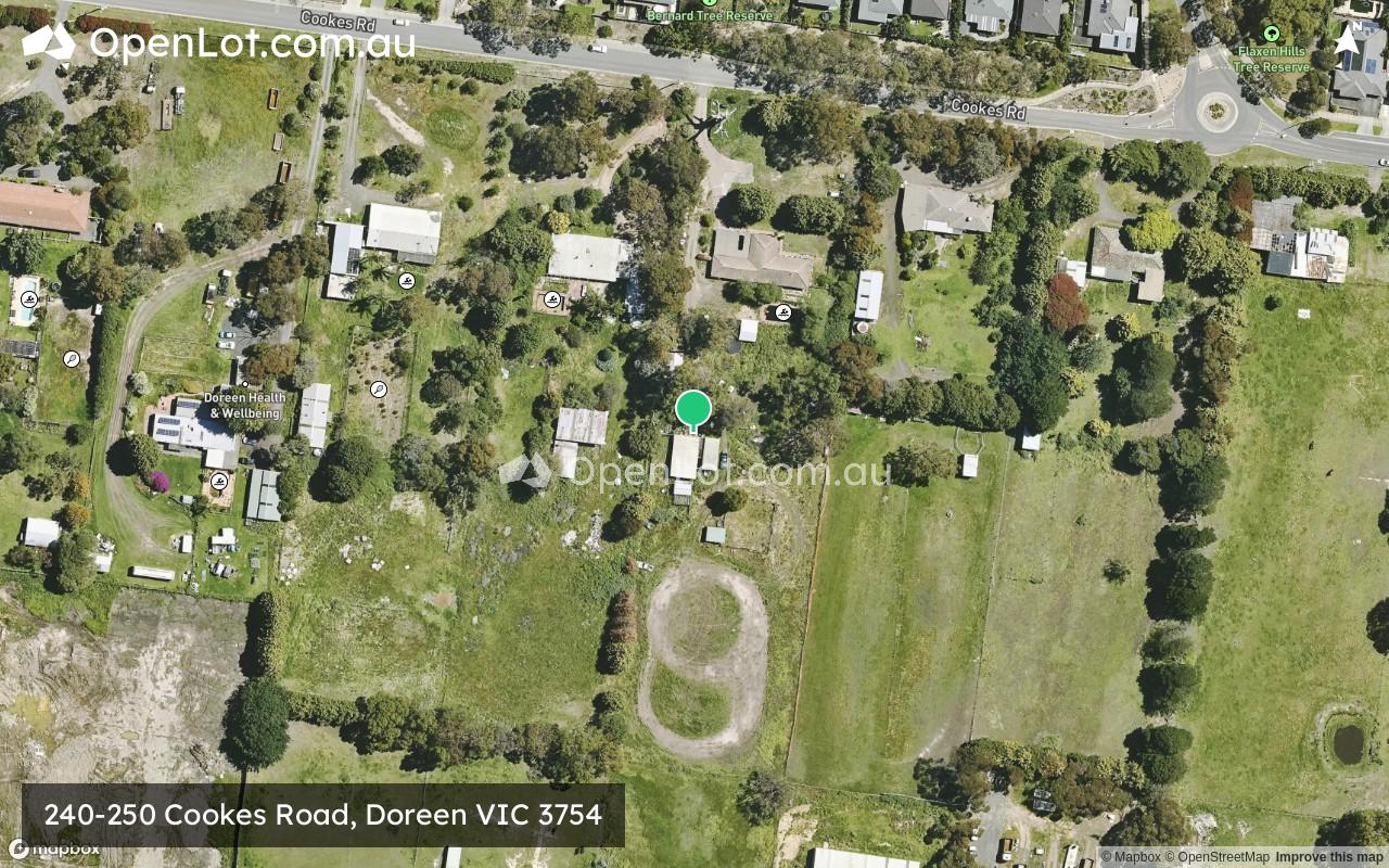 Satellite image for 240-250 Cookes Road, Doreen VIC 3754