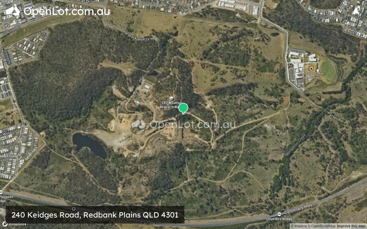 Satellite image for 240 Keidges Road, Redbank Plains QLD 4301