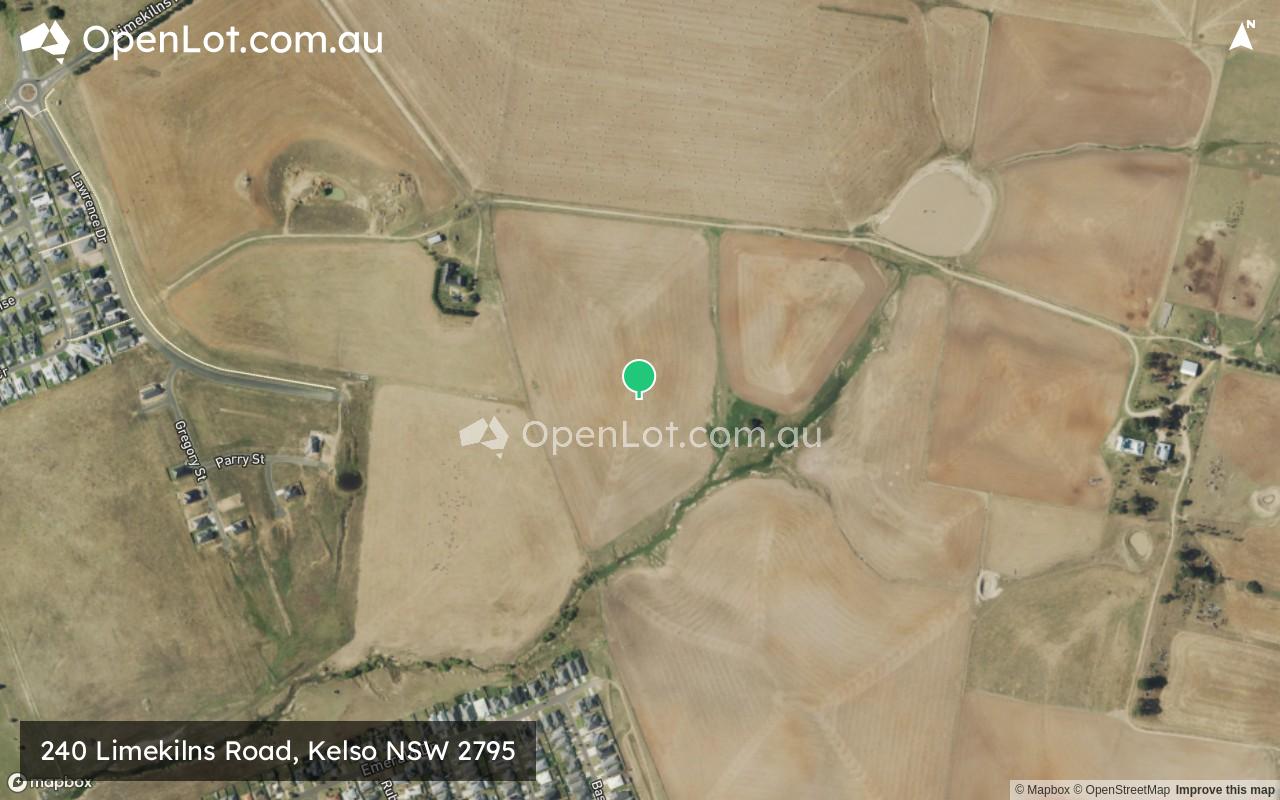 Satellite image for 240 Limekilns Road, Kelso NSW 2795