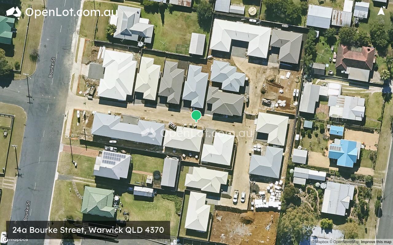 Satellite image for 24a Bourke Street, Warwick QLD 4370
