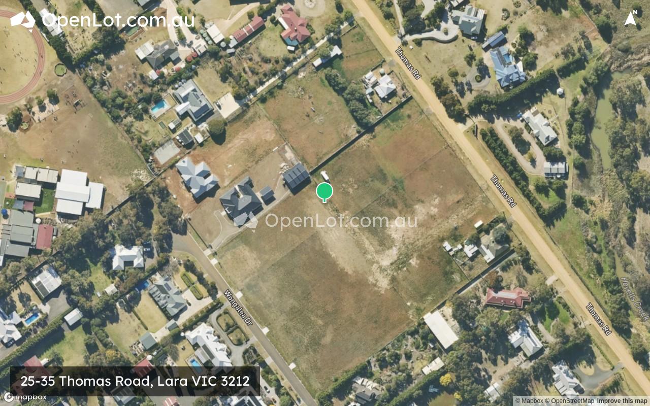 Satellite image for 25-35 Thomas Road, Lara VIC 3212