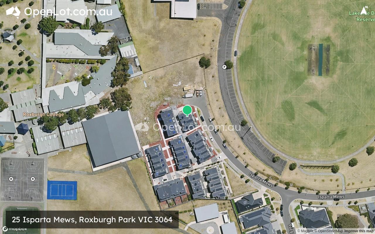 Satellite image for 25 Isparta Mews, Roxburgh Park VIC 3064