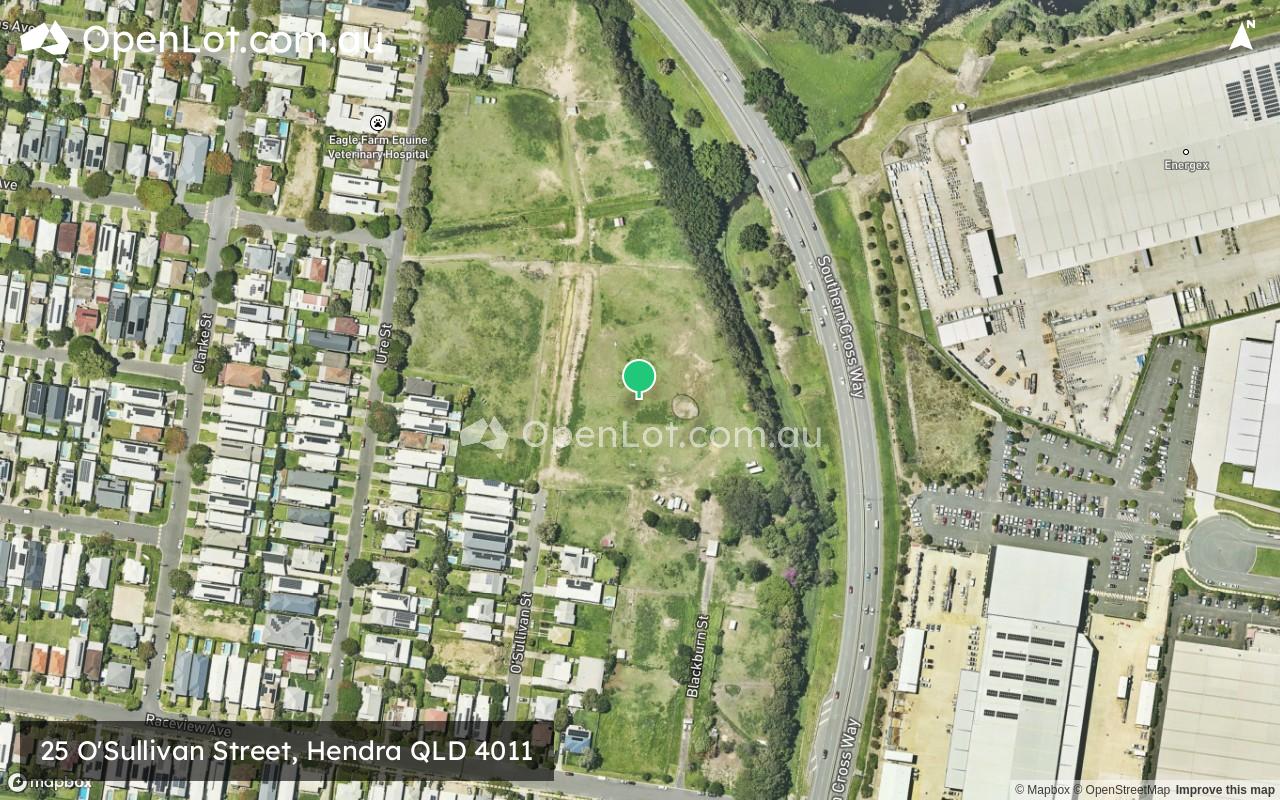 Satellite image for 25 O'Sullivan Street, Hendra QLD 4011