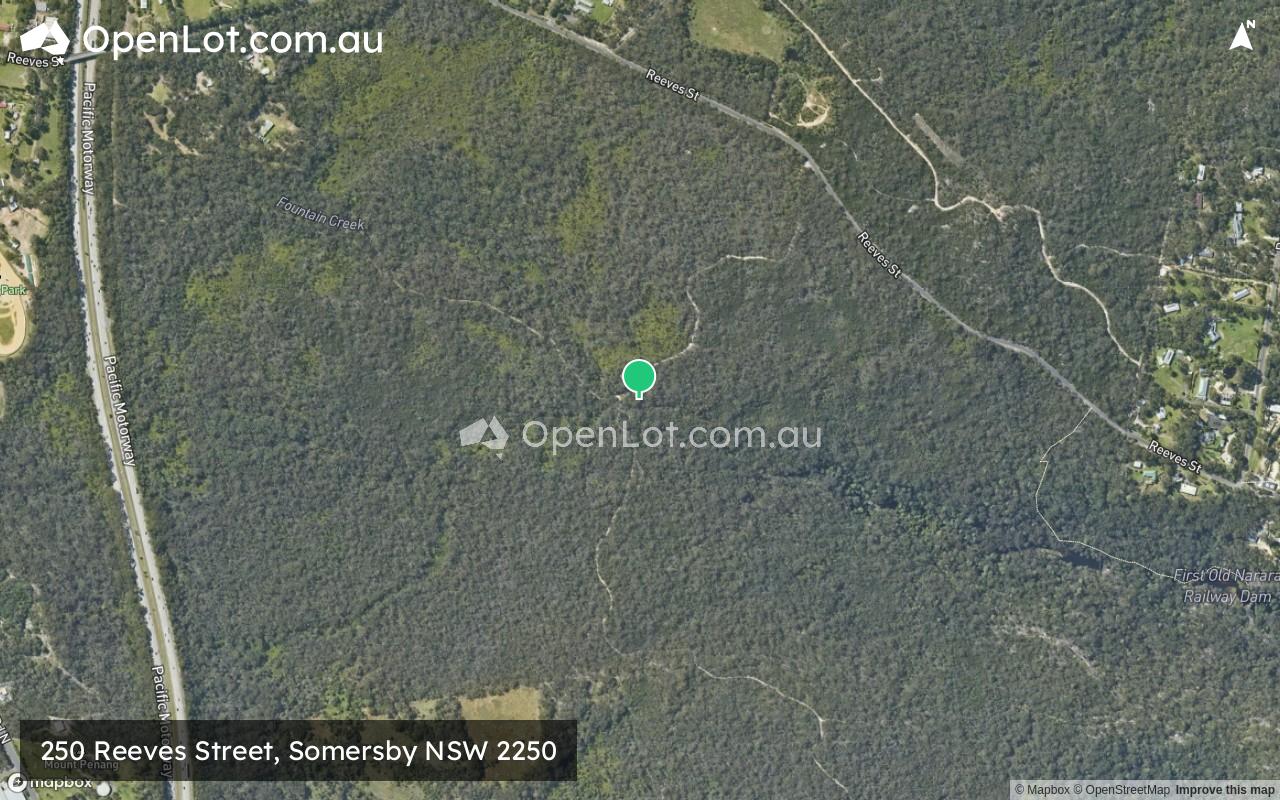 Satellite image for 250 Reeves Street, Somersby NSW 2250