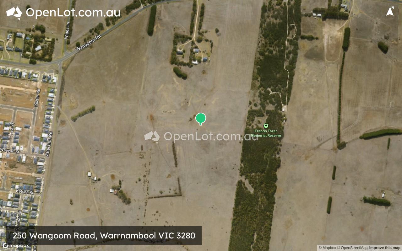 Satellite image for 250 Wangoom Road, Warrnambool VIC 3280