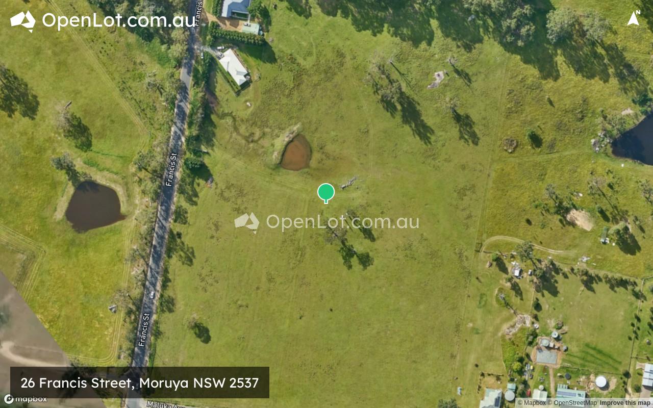 Satellite image for 26 Francis Street, Moruya NSW 2537