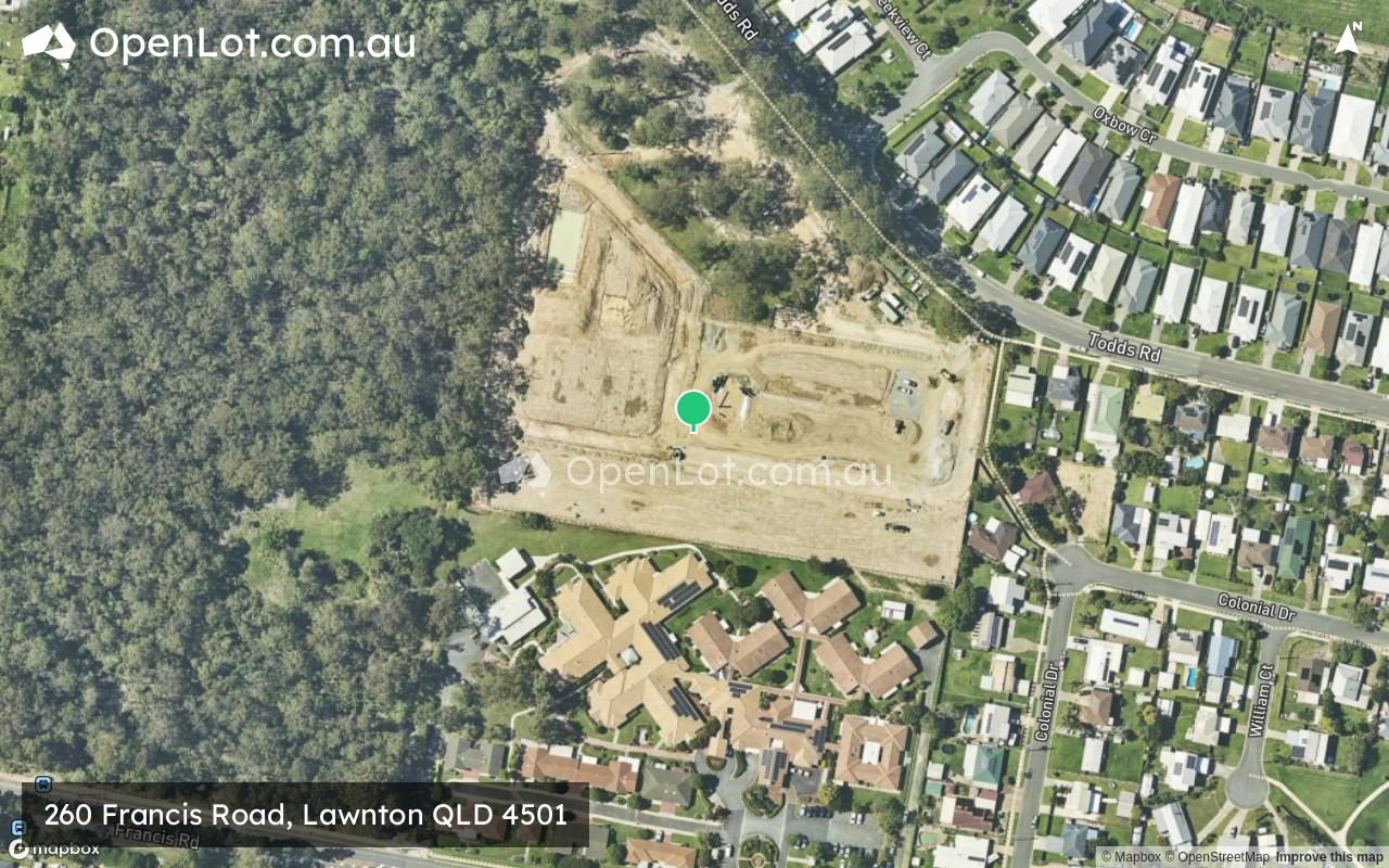 Satellite image for 260 Francis Road, Lawnton QLD 4501