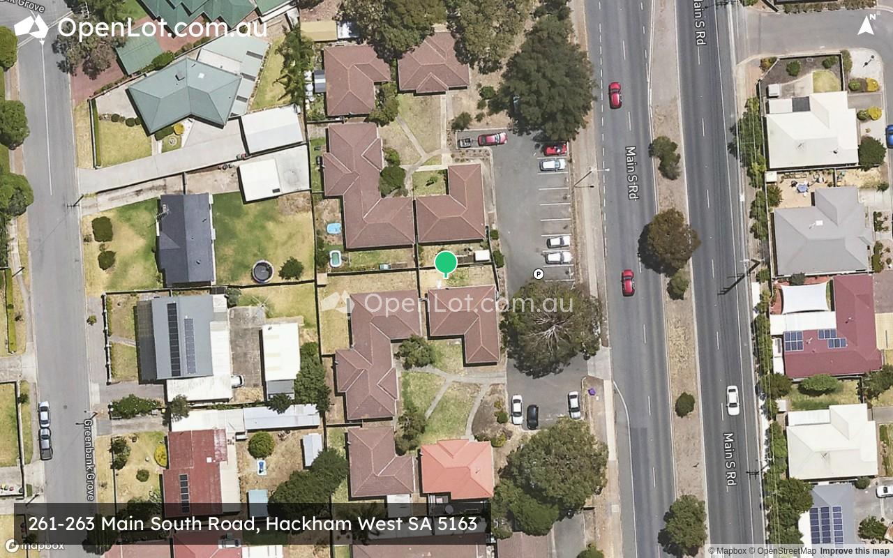 Satellite image for 261-263 Main South Road, Hackham West SA 5163