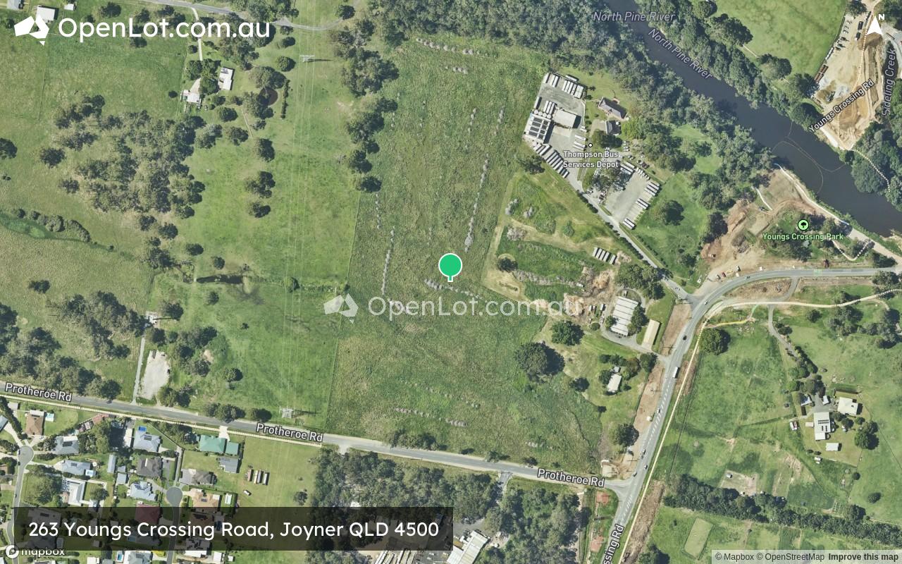 Satellite image for 263 Youngs Crossing Road, Joyner QLD 4500