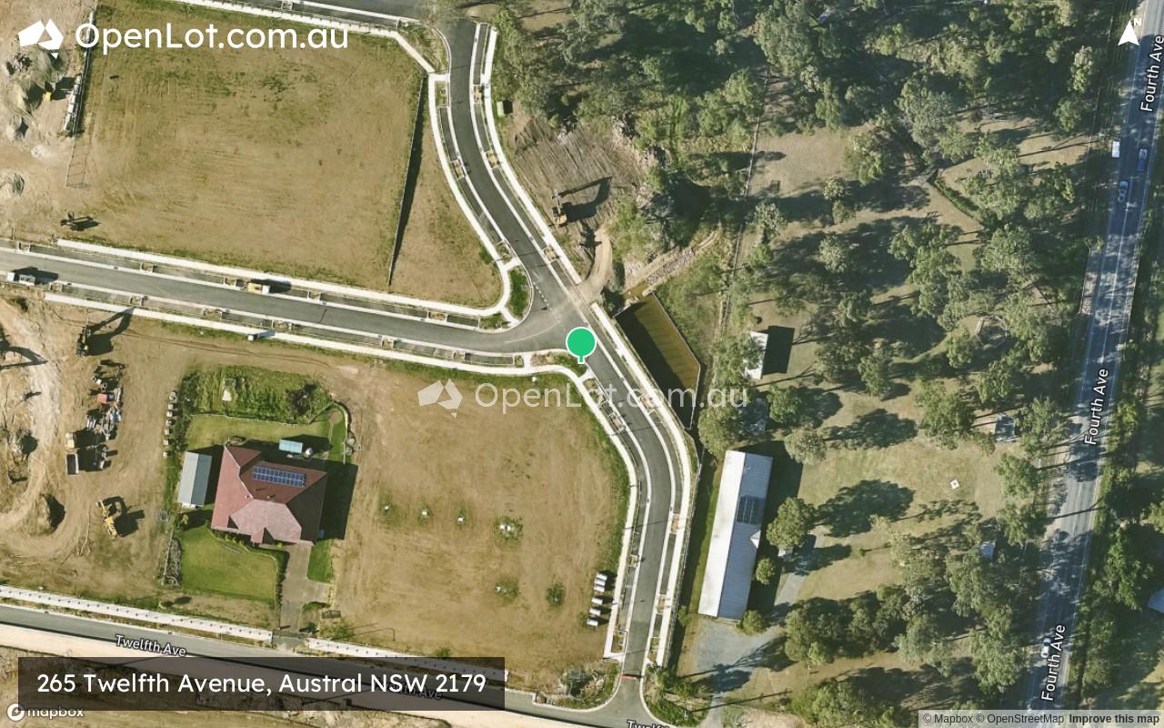 Satellite image for 265 Twelfth Avenue, Austral NSW 2179