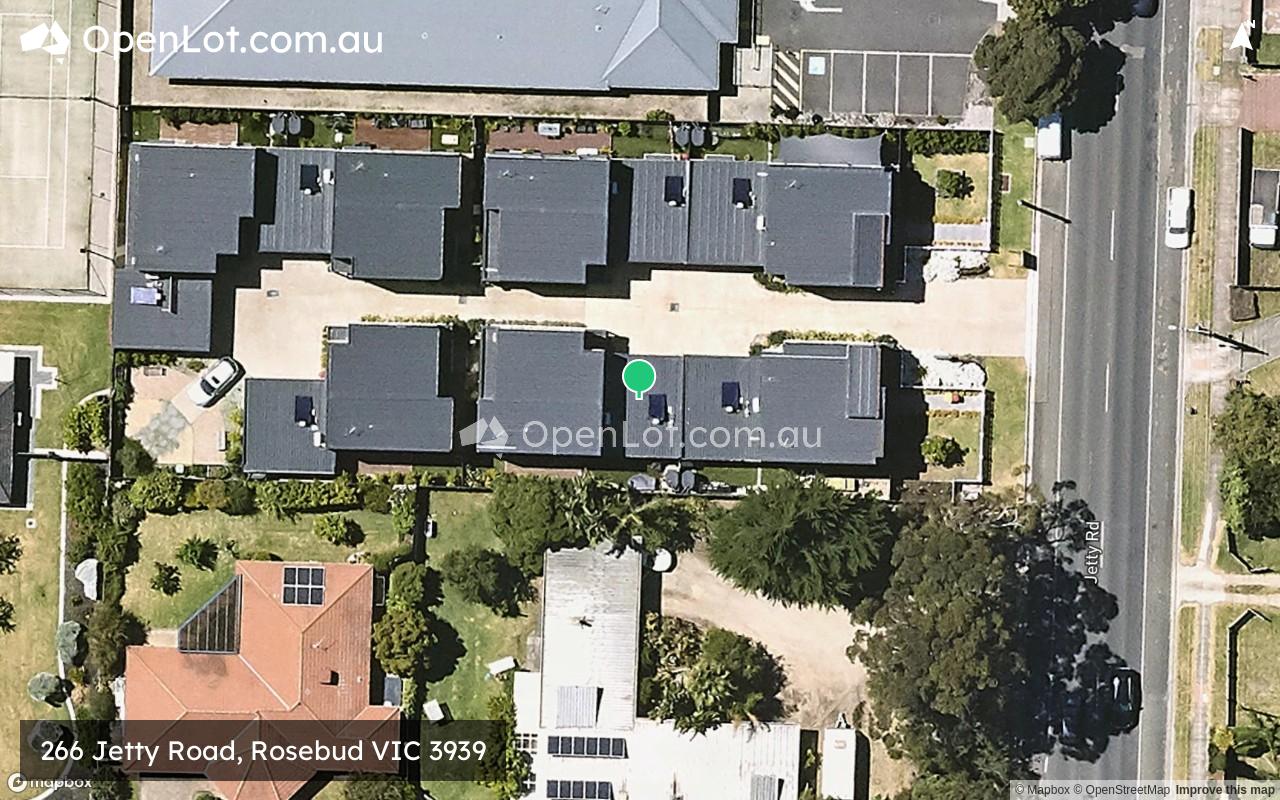 Satellite image for 266 Jetty Road, Rosebud VIC 3939