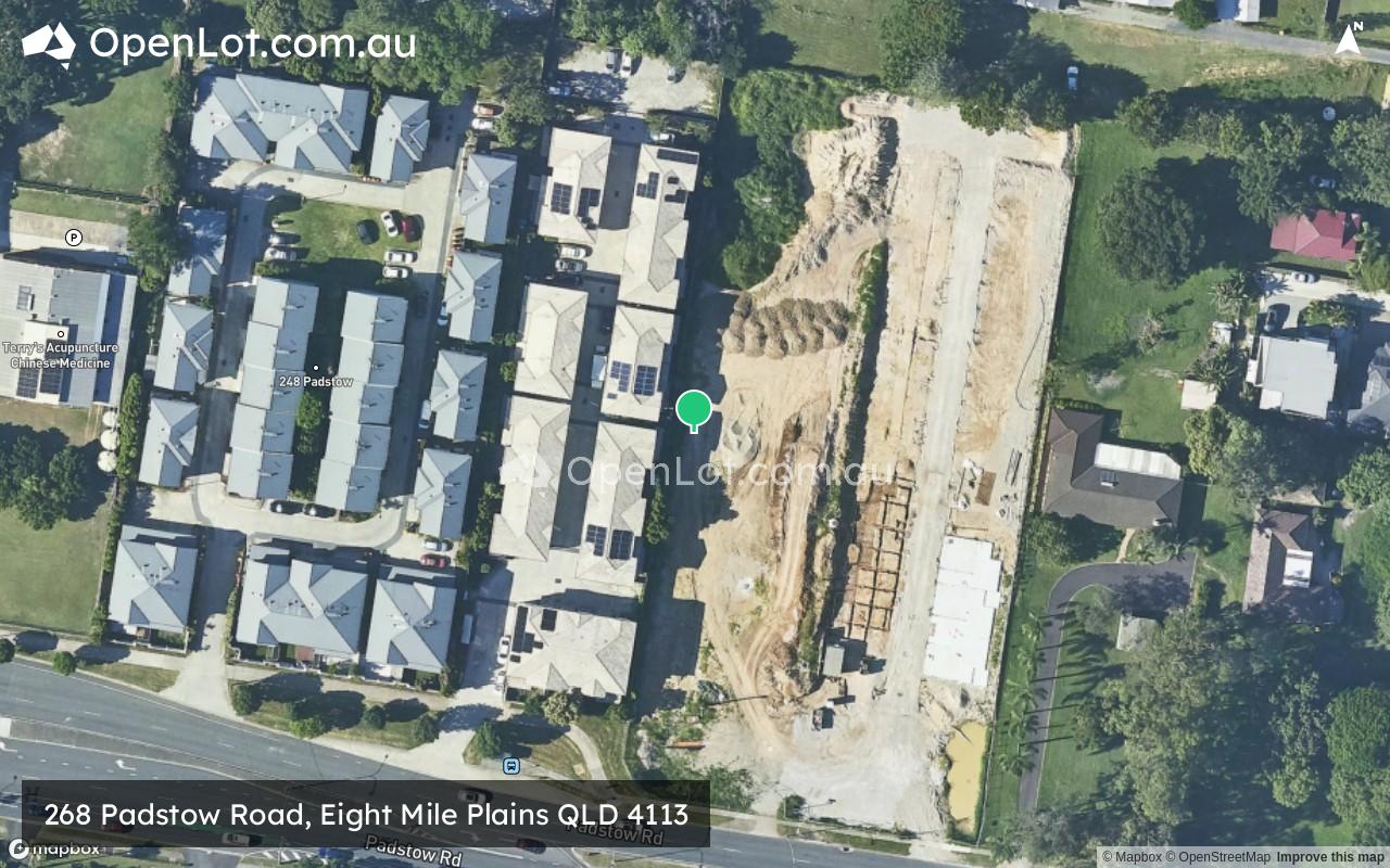 Satellite image for 268 Padstow Road, Eight Mile Plains QLD 4113