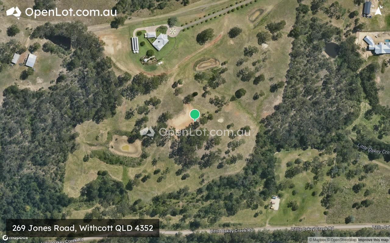 Satellite image for 269 Jones Road, Withcott QLD 4352