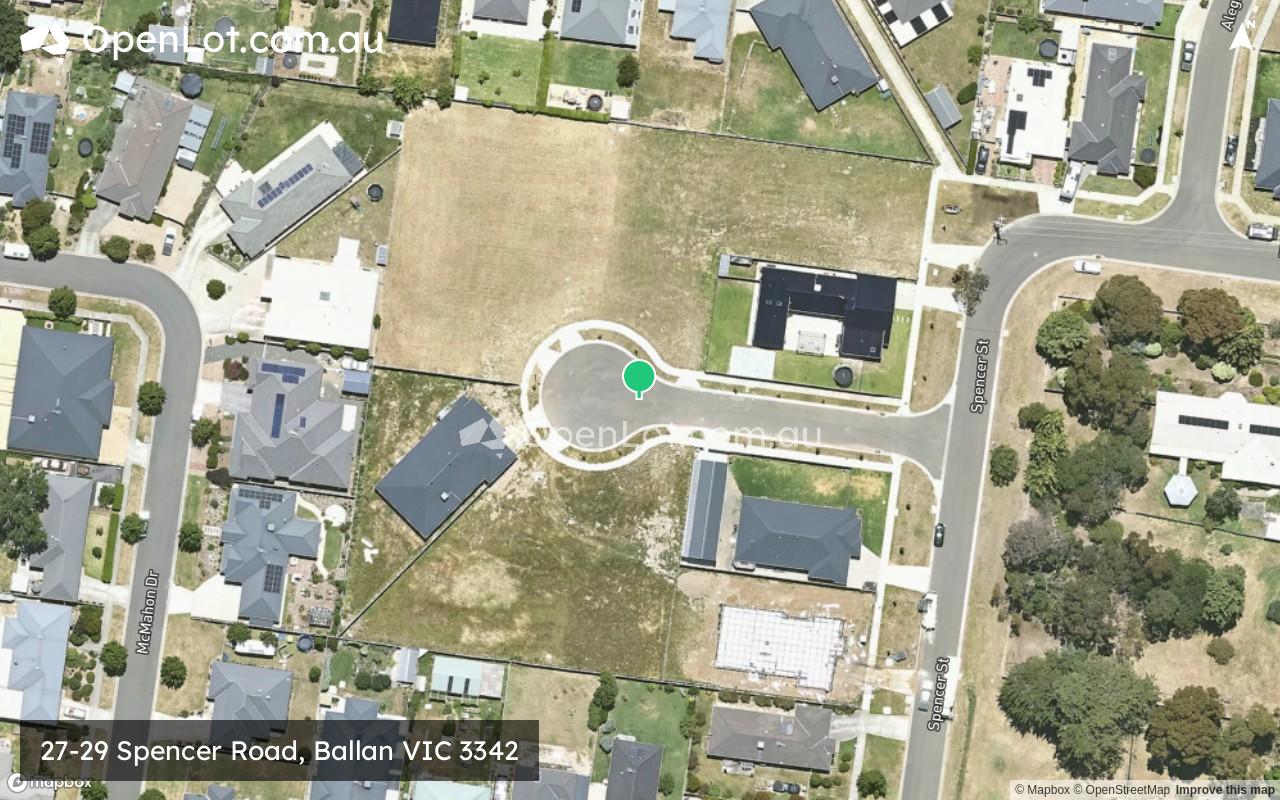 Satellite image for 27-29 Spencer Road, Ballan VIC 3342