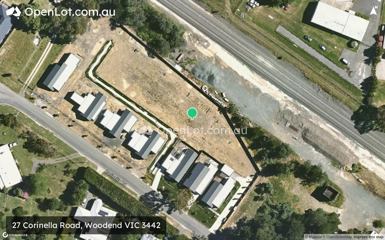 Satellite image for 27 Corinella Road, Woodend VIC 3442