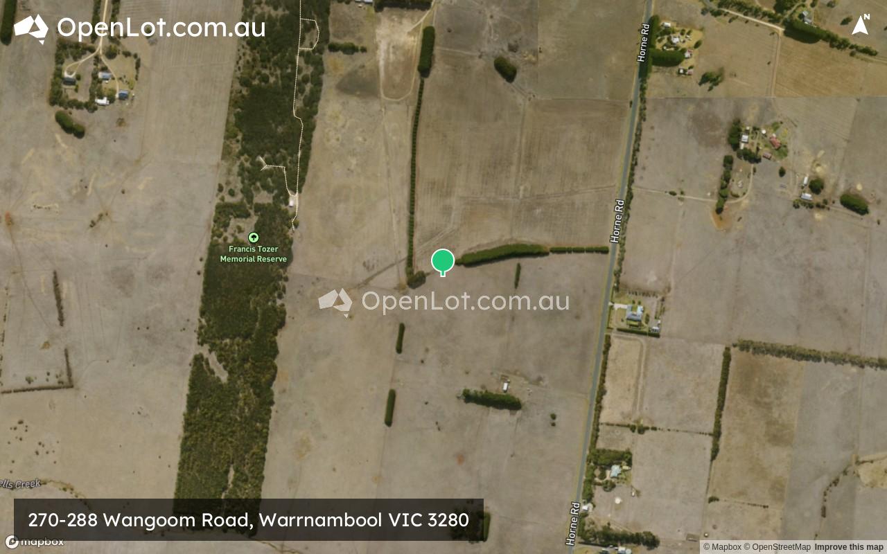 Satellite image for 270-288 Wangoom Road, Warrnambool VIC 3280