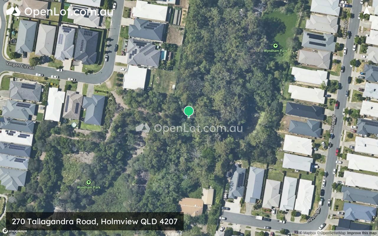 Satellite image for 270 Tallagandra Road, Holmview QLD 4207