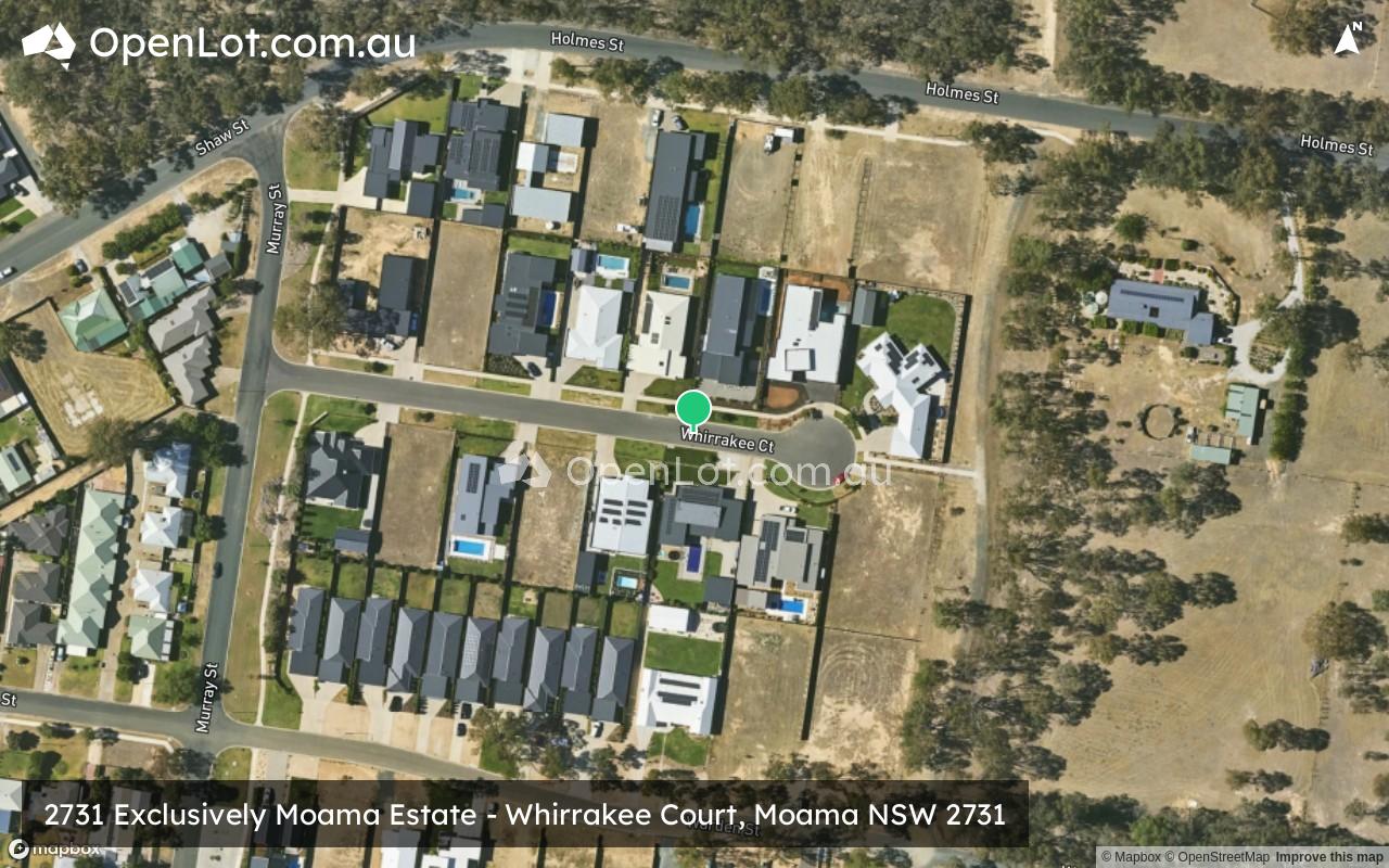 Satellite image for 2731 Exclusively Moama Estate - Whirrakee Court, Moama NSW 2731