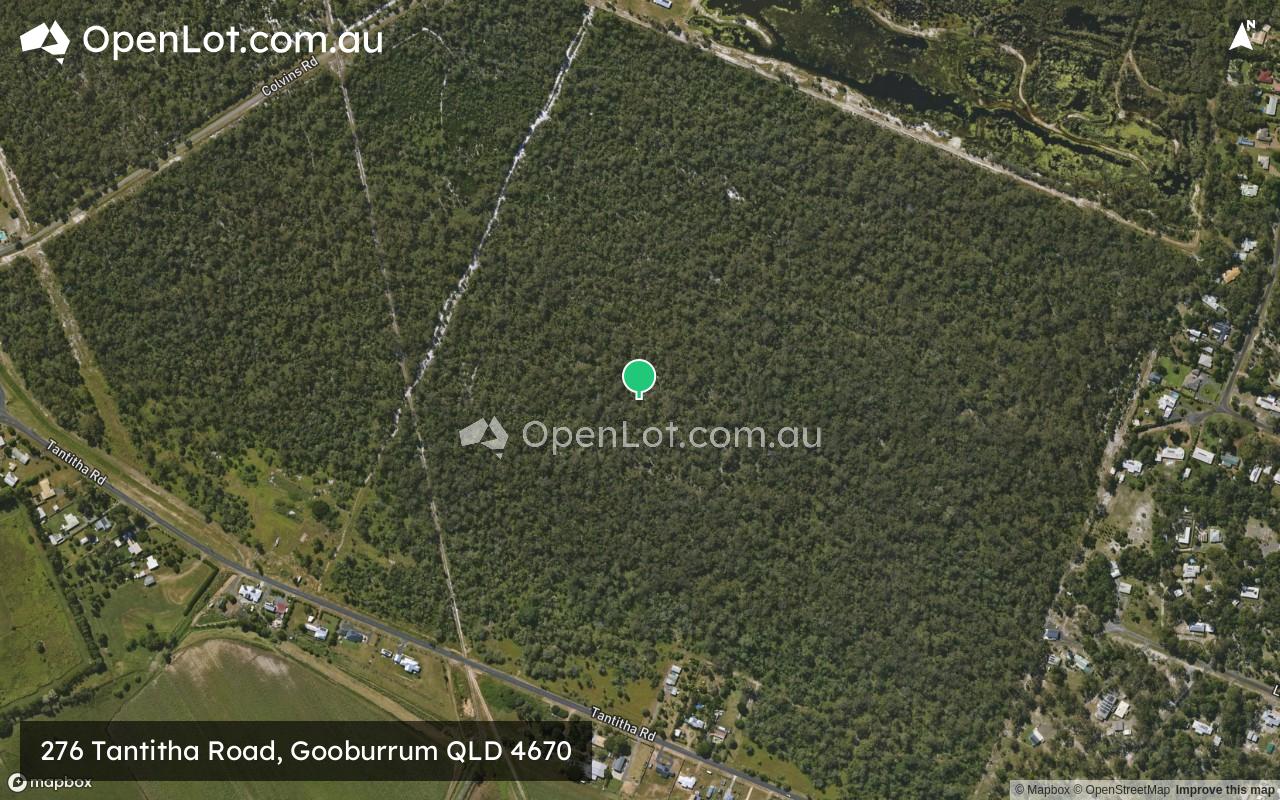 Satellite image for 276 Tantitha Road, Gooburrum QLD 4670