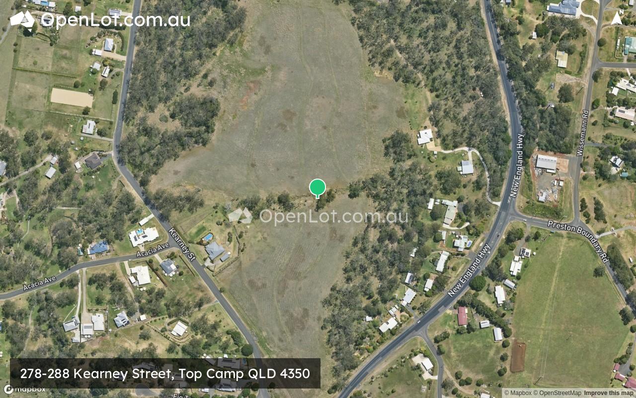Satellite image for 278-288 Kearney Street, Top Camp QLD 4350