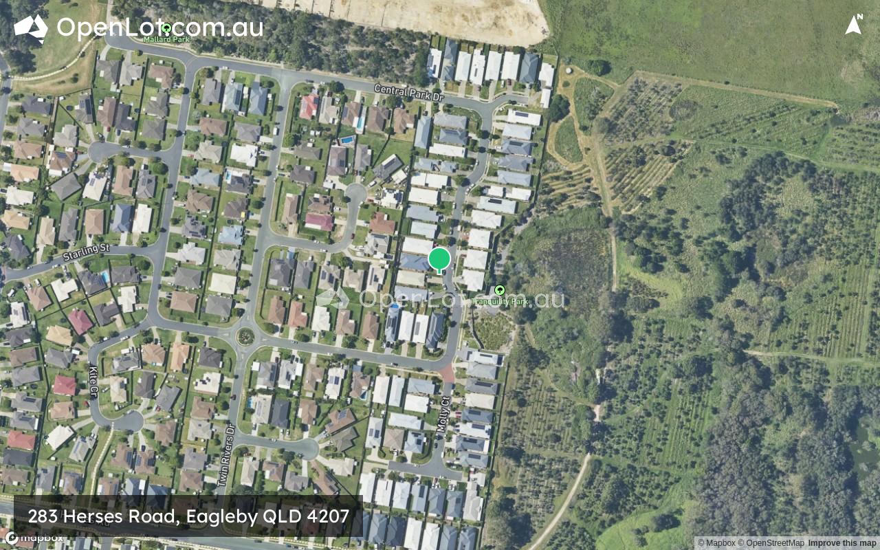 Satellite image for 283 Herses Road, Eagleby QLD 4207